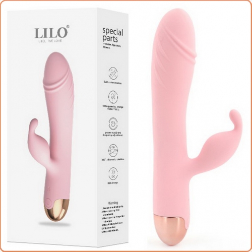 MOG Silicone vibrator ten frequency shock FM rotation USB rechargeable massager MOG-VBA019