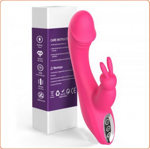 MOG Rabbit ear vibrator masturbator massage stick sex products MOG-VBA035