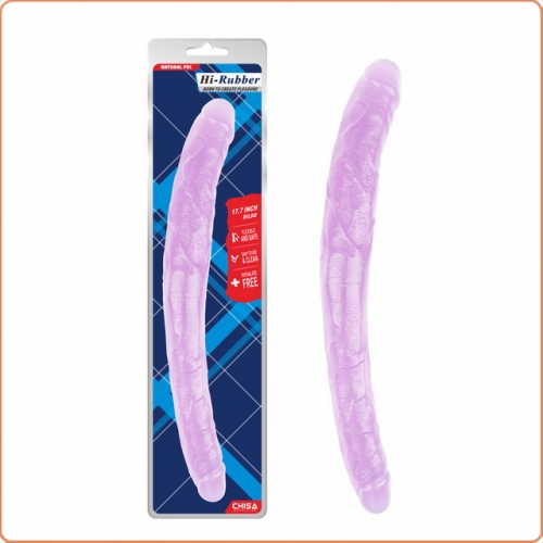 MOG Erotic realistic double-headed dildo female PVC masturbation stick MOG-DSI020