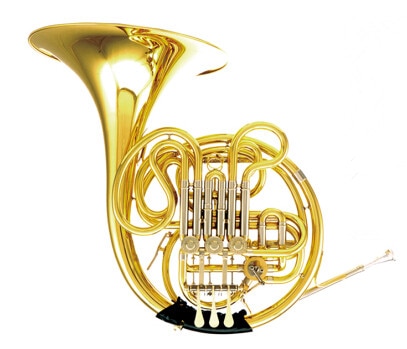 F/Bb Double French Horn Brass Instruments 4 Valves One-piece Bell with Case and mouthpiece