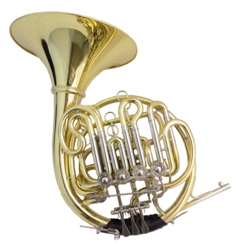 Free shipping from China Bb/F High F Triple Horn H70 material Six Valves french horn musical instruments with fiberglass case Chinese online shop