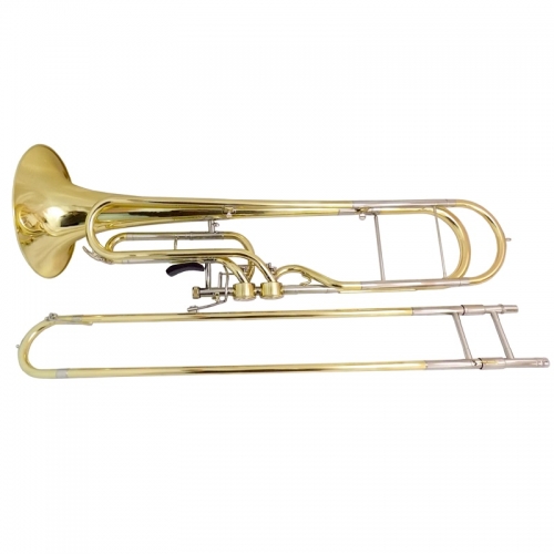 F Key Contrabass Trombone with Case and Mouthpiece Trigger trombone musical instruments