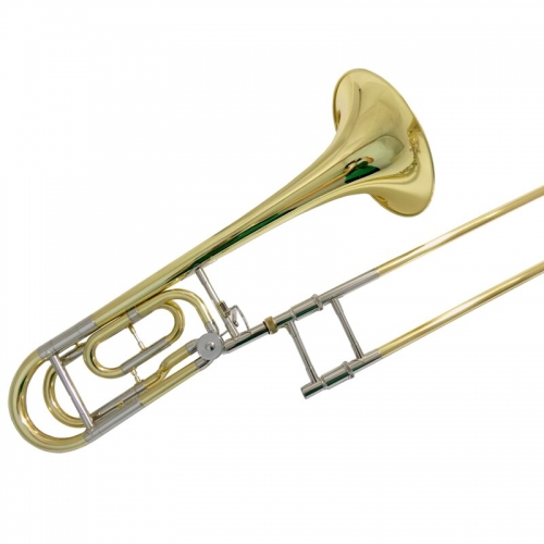 Bb/F Bass Trombones with case mouthpiece slide trombone brass musical instruments Lacquer silver plated