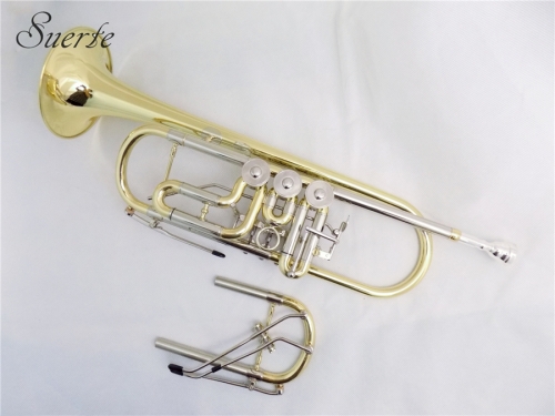 Professional Schagerl trumpet Bb with extra Cupronickel Tuning pipe Musical instruments trompete mouthpiece
