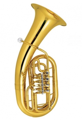 Free shipment from China Bb Euphonium four rotary Valves Yellow Brass Euphonium horn musical instruments