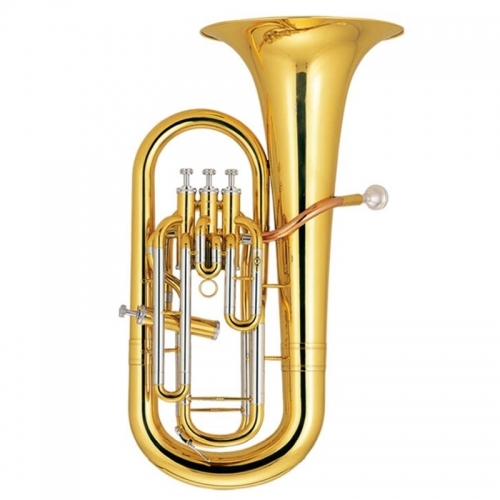 Bb Euphonium 3+1 Piston Brass Body Lacquer Finish with ABS case musical instruments professional