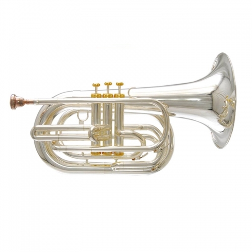 Bb Marching Baritone horn musical instruments with Foambody case and mouthpiece