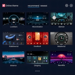 Online Theme Extra Fee For Car Android Radio Theme App