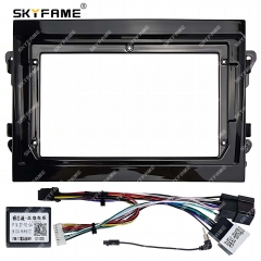 SKYFAME Car Frame Fascia Adapter Android Radio Dash Fitting Panel Kit For Zotye SR9