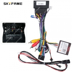 SKYFAME Car 16pin Wiring Harness Adapter Canbus Box Decoder Android Radio Power Cable  For Volkswagen Golf 7 Tiguan