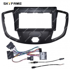 SKYFAME Car Frame Fascia Adapter Canbus Box Decoder Android Radio Dash Fitting Panel Kit For Ford Transit