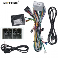 SKYFAME Car 16pin Wiring Harness Adapter Canbus Box Decoder For Chevrolet Malibu XL Opel Android Radio Power Cable GMF6.21