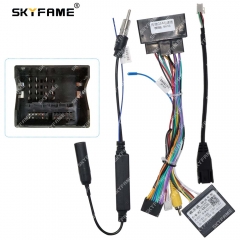 SKYFAME Car 16pin Wiring Harness Adapter Canbus Box Decoder For Trumpchi GS4 GA4 Android Radio Power Cable GAC-RZ-06