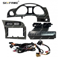 SKYFAME Car Frame Fascia Adapter Canbus Box Android Radio Dash Fitting Panel Kit For Audi A6 C6