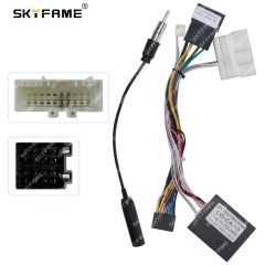 SKYFAME Car 16pin Wiring Harness Adapter Canbus Box Decoder For Chana Eado EV460 Android Radio Power Cable OD-CA-10