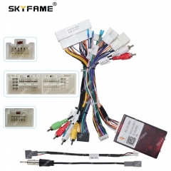 SKYFAME Car 16pin Wiring Harness Adapter Canbus Box Decoder For Hyundai Sonata 2018 Android Radio Power Cable FD-SS-06A