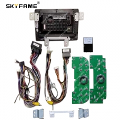 SKYFAME Car Frame Fascia Adapter Android Radio Dash Fitting Panel Kit For Dongfeng Fengshen AX5 AX7 Nissan Cefiro MX5