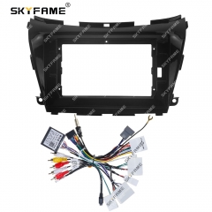 SKYFAME Car Frame Fascia Adapter Canbus Box Decoder For Nissan Murano 2015-2017 Android Radio Dash Fitting Panel Kit