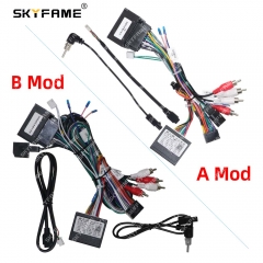 SKYFAME Car 16pin Wiring Harness Adapter Canbus Box For Chevrolet Cruze Malibu Opel Corsa Android Radio Power Cable GM-RZ-09