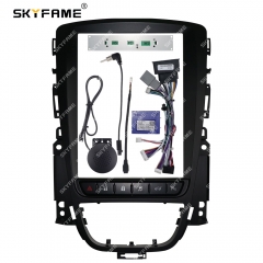 SKYFAME Car Frame Fascia Adapter Canbus Box Decoder For Buck Excelle OPEL Astra J Tesla Android Radio Dash Fitting Panel Kit