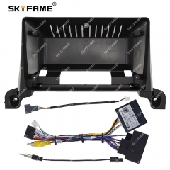SKYFAME Car Frame Fascia Adapter For Peugeot 4008 5008 2017 Android Radio Dash Fitting Panel Kit