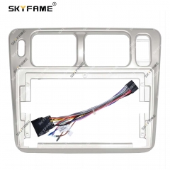 SKYFAME Car Frame Fascia Adapter Android Radio Dash Fitting Panel Kit For Liebao Feiteng Mitsubishi Pajero iO