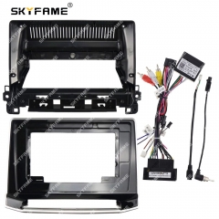SKYFAME Car Frame Fascia Adapter Canbus Box Decoder For Jeep Compass 2021 Android Radio Dash Fitting Panel Kit