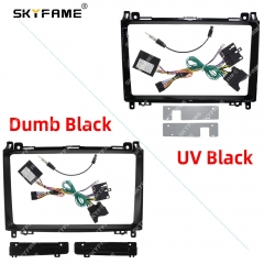 SKYFAME Car Frame Fascia Adapter Canbus Box Decoder Android Radio Dash Fitting Panel Kit For Volkswagen Crafter Benz A/B/V Class