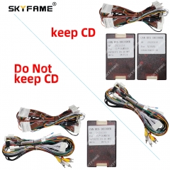 SKYFAME Car 16pin Wiring Harness Adapter Canbus Box Decoder For Infiniti M35 M45 Fuga GT450 Y50 Android Radio Power Cable