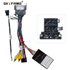 SKYFAME Car 16pin Wiring Harness Adapter Canbus Box Decoder For Dongfeng Fengon S560 Android Radio Power Cable OD-DF-06 OD
