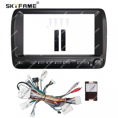 SKYFAME Car Frame Fascia Adapter Canbus Box Decoder Android Radio Dash Fitting Panel Kit For Toyota Crown S170