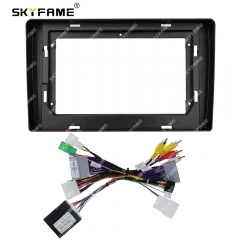 SKYFAME Car Frame Fascia Adapter Android Radio Dash Fitting Panel Kit For Mitsubishi Pajero