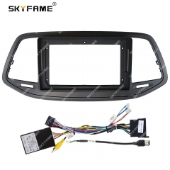 SKYFAME Car Frame Fascia Adapter Android Radio Dash Fitting Panel Kit For ZX Auto Terralord