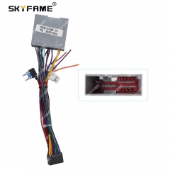 SKYFAME Car 16pin Wiring Harness Adapter For Ford Expedition TrailBlazer 2010 Android Radio Power Cable