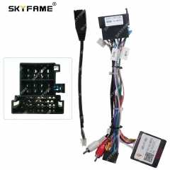 SKYFAME Car 16pin Wiring Harness Adapter Canbus Box Decoder For Fiat Bravo 2011 Android Radio Power Cable RP5-FT-001