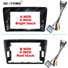 SKYFAME Car Frame Fascia Adapter Canbus Box Decoder For Skoda Rapid NH1 NH3 Seat Toledo Android Radio Dash Fitting Panel Kit