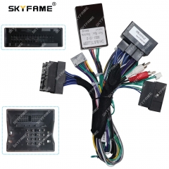 SKYFAME Car 16pin Wiring Harness Adapter Canbus Box Decoder Android Radio Power Cable For Opel Vectra 3