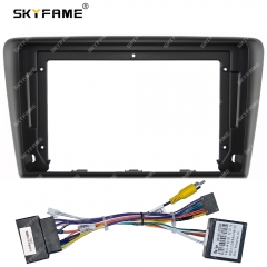 SKYFAME Car Frame Fascia Adapter Canbus Box Decoder For Skoda Rapid Spaceback Android Radio Dash Fitting Panel Kit