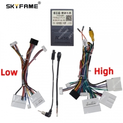 SKYFAME Car 16pin Wiring Harness Adapter For Renault Kadjar 2015-2019 Android Radio Power Cable RENAULT-RZ-01