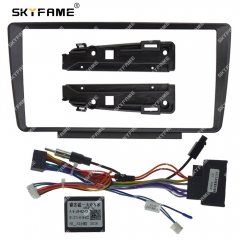 SKYFAME Car Frame Fascia Adapter Canbus Box Decoder For Skoda Octavia 2004-2014 Android Radio Dash Fitting Panel Kit