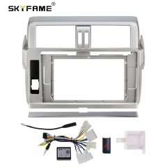 Car Radio Fascia Frame Adapter For TOYOTA PRADO 2014-2017 Android Stereo Dashboard Kit Face Plate