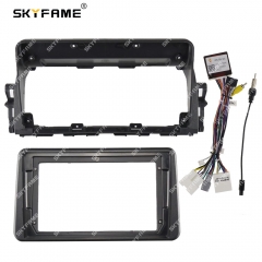 SKYFAME Car Frame Fascia Adapter Canbus Box Decoder For Renault Kiger 2021 Android Radio Dash Fitting Panel Kit