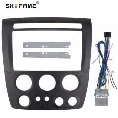 SKYFAME Car Frame Fascia Adapter Canbus Box Decoder Android Radio Dash Fitting Panel Kit For Hummer H3