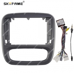 SKYFAME Car Frame Fascia Adapter Canbus Box Decoder Android Radio Dash Fitting Panel Kit For Renault Trafic 3 Opel Vivaro B