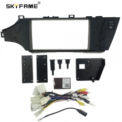 SKYFAME Car Frame Fascia Adapter Canbus Box Decoder Android Radio Audio Dash Fitting Panel Kit For Toyota Avalon