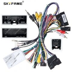 SKYFAME Car 16pin Wiring Harness Adapter Canbus Box Decoder For Ford Taurus  Android Radio Power Cable