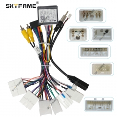 SKYFAME 16Pin Car Wiring Harness Adapter Canbus Box Decoder For Toyota RAV4 C-HR Highlander Levin Corolla Camry Reiz Hilux CHR