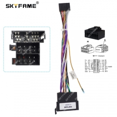 SKYFAME Car 16pin Wiring Harness Adapter For Brilliance Jinbei Huasong 7 2015-2017 Android Radio Power Cable