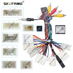 SKYFAME Car Wiring Harness Adapter Canbus Box Decoder For Toyota Prius 50 4runner Android Radio Power Cable FT-RZ-02