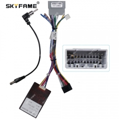 SKYFAME 16Pin Car Wiring Harness Adapter Canbus Box Decoder For Jeep Compass 2007-2009 JPF2.10